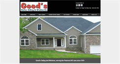 Desktop Screenshot of goodsidingnc.com
